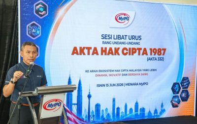 MyIPO perkukuh kerangka hak cipta negara hadapi cabaran masa hadapan