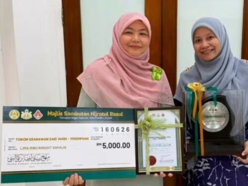 Siti Rahayu Ahmad dinobat Tokoh Usahawan Daie 1448H peringkat Negeri Kelantan