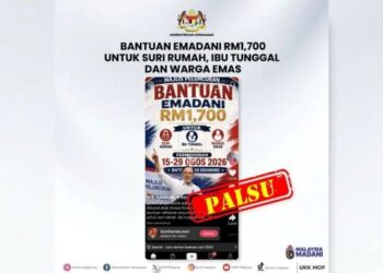 Jangan layan maklumat ‘Bantuan eMADANI RM1,700’ – MOF