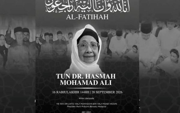 Hadi, Muhyiddin kenang jasa Tun Dr Hasmah, titip doa buat keluarga